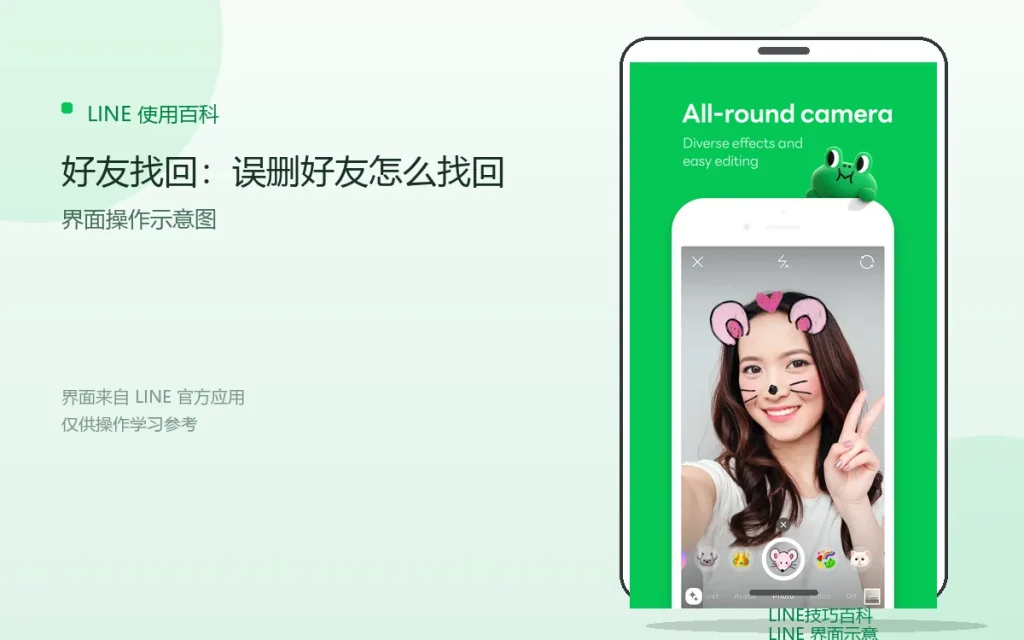 LINE好友找回：误删好友怎么找回配图