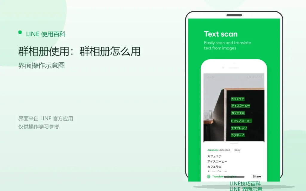 LINE群相册使用：群相册怎么用配图