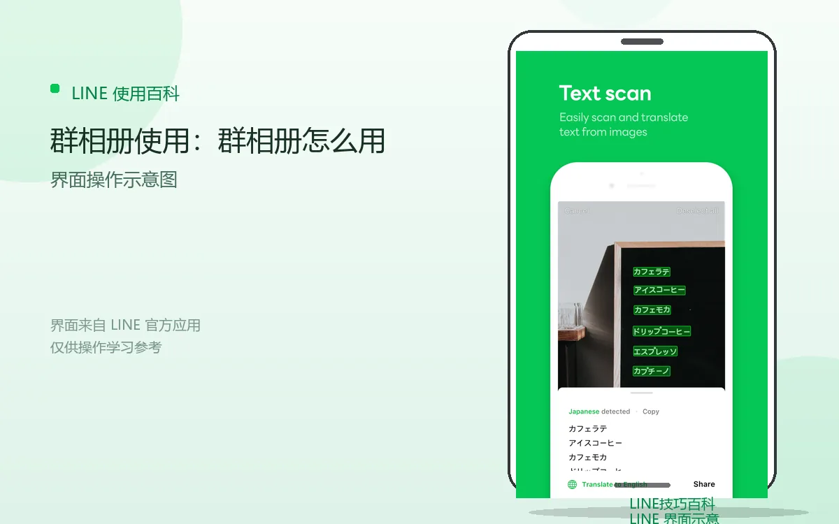 群相册使用：群相册怎么用界面示意图