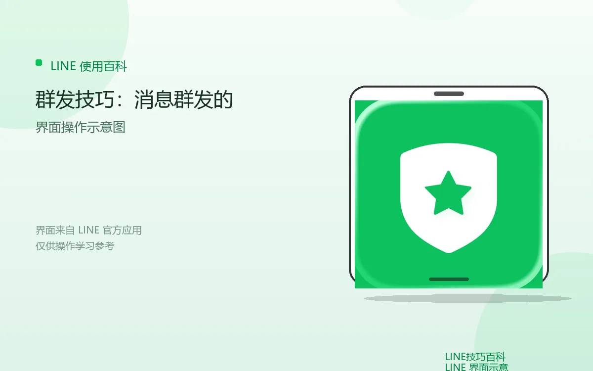 群发技巧：消息群发的界面示意图