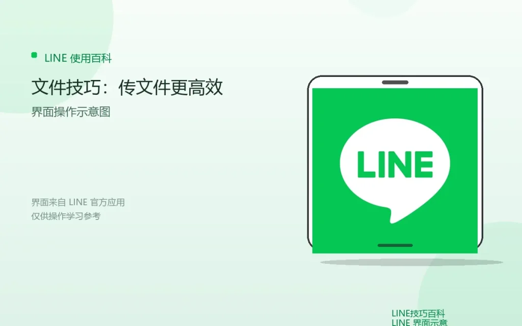 LINE文件技巧：传文件更高效配图