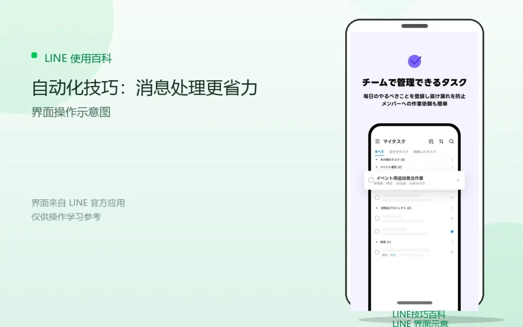 LINE自动化技巧：消息处理更省力配图